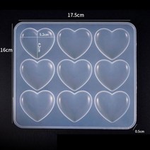 레진아트용 몰드 실리콘 틀 공예 불규칙한 휴대 전화 홀더 diy 휴대 전화 스탠드 용 에폭시 수지 금형 실리콘 전화 그립 브래킷 데스크탑 지원 도구, 9 하트