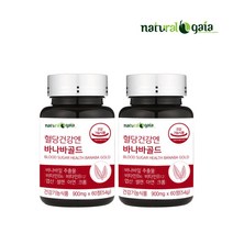 혈당건강엔 바나바골드 2병 / 내츄럴가이아, 60정, 2개