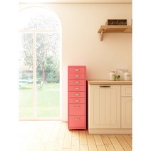 이동식 철재 이케아 철제 서랍장 바퀴서랍장, 6