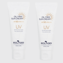 에끌라두 오일프리선 UV 오일프리 선크림 70g(SPF50+) 2개