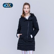 디스커버리 익스페디션 여성 중기장 초경량 오리털 패딩 점퍼 DADG92822