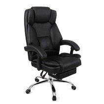 오피스엔홈 벤틀리 침대형 사무용 중역의자, 블랙