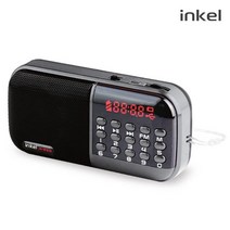 인켈 효도라디오 IK-WR10 TF 2개재생 FM라디오, 그레이