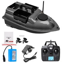 레저보트 낚시보트 소형배원격 제어 RC 낚시 미끼 보트 GPS 자동 크루즈 반환 탄소 섬유 쉘 2kg 하중 12, 03 GPS 12000MAH UK