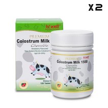 하이웰 프리미엄 초유 1500 120정, 2개