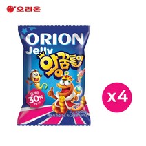 오리온 왕꿈틀이, 67g, 4개입