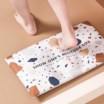 [도매큐] 빨아쓰는 2세대 규조토 발매트/세척 화장실발매트 욕실매트 주방매트 빨아쓰는발매트 욕실러그, 1)빨아쓰는규조토발매트(A-그레이)