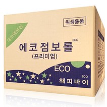 에코 프리미엄 무형광 점보롤 2겹 16롤 150M, 1박스
