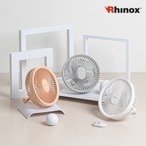 라이녹스 스탠드 써큘레이터 리모컨 탁상용 휴대용 선풍기, 핑크