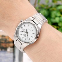 세이코5 남성 오토매틱 클래식 메탈 손목시계 SNK601K1