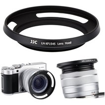 일본직발송 2. JJC 메탈 렌즈 후드 나사식 후지 필름 FUJIFILM FUJINON XC 15-45MM F3.5-5.6 OIS PZ 렌즈, One Size_One Color, One Size_One Color, 상세 설명 참조0