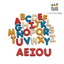 플랜토이즈 원목장난감 교육놀이 대문자 알파벳 5406, 상세설명 참조, 없음
