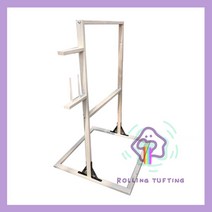 러그만들기 터프팅 프레임 틀 터프팅건 단단한 수제 부자재 DIY 프레임, 스탠드 100x100