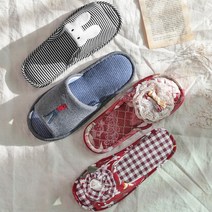 4종 실내 슬리퍼 거실 2중쿠션 소음없는, 래빗실내화 핑크