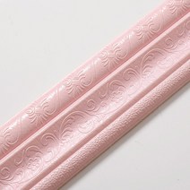 웨인스코팅 스티커 벽지 띠벽지 아트월 폼블럭 몰딩 시트지 아트월, R핑크(가로2.3mx가로8cm)