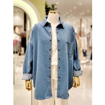 올리브데올리브 롤업 데님 루즈핏 셔츠형 데님 재킷 YJ3SJ108(147705 )