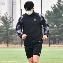 바람막이 쉘탑 풋살 유니폼 트레이닝 축구 하프집업, 100