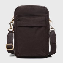 BENOVERO 23SS 왁스캔버스 미니 크로스백 brown