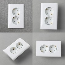 접지 매입 2구 콘센트 전기재료 매립형콘센트 매립콘센트 매립형콘센트 전기콘센트