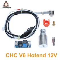 3D프린터 핫엔드 trianglelab chc v6 hotend 세라믹 가열 코어, chc v6 핫닝 12v