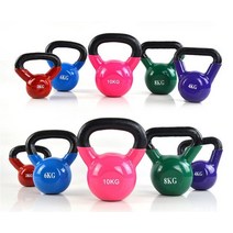케틀벨 6kg 8kg 10kg 공장 직접 판매 pvc 플라스틱 담그기 케틀 펠리컨 덤, 28kg