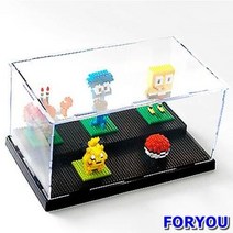 ForU156 레고 케이스 초록 레고진열대 피규어케이스 피규어장식장 피규어진열대
