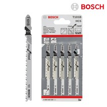 보쉬 직소날 T101B 100mm 1팩 5개 목재용 섬유보드 직소기 직쏘
