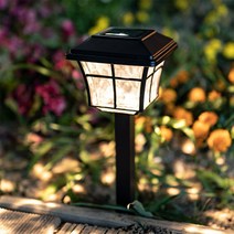 (주)라이트컴 ER172 시골집/농막 마당/연못 무공해 반영구적 태양광충전/자동점등소등 태양광충전 조명등