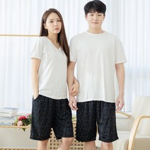 싹쓰리마켓 남여공용 아이스팬츠 여름바지 5부 쿨바지-격자