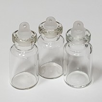 미니유리병 PP마개 16x30mm 20개 향수 샘플 포장보관케이스 씨앗보관 향수샘플 장식소품 소원메시지 비즈보관함 향수병 샘플병 고백비밀편지 메시지카드 비밀편지 메시지
