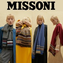 미쏘니 MISSONI 벨로 울 머플러