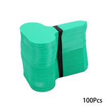 100Pcs PP 플라스틱 식물 꼬리표 T 유형 정원 종묘장 상표 종묘장 남비 묘목 상표 식물 꼬리표 쟁반 표 공구 감적, green_5