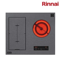 [린나이]빌트인 하이브리드 인덕션 2구+하이라이트 1구 (RBE-IRM300AB), 낮은케이스(ES-L6002T)