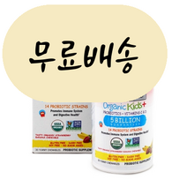 가든 오브 라이프 닥터 포뮬레이티드 유산균 키즈 어린이 유아 + 50억 스트로베리 바나나 30 츄어블