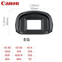 카메라 캐논 뷰파인더 고글 아이컵 아이피스 EG 1DX1DX 마크 II1D III1DX IV 5D III IV5DS5DS R1DC7D 용, 1개