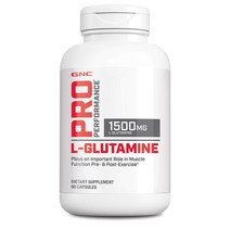 GNC L 글루타민 1500mg 90정 Pro Performance L Glutamine