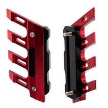 혼다 포르자 300 125 범용 오토바이 액세서리 머드 사이드 프로텍션 프론트 펜더 커버 낙하 방지 슬라이더, 04 빨간