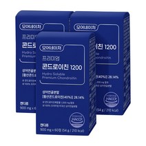 모어네이처 콘드로이친 1200 상어 연골 초록입홍합 보스웰리아, 60정, 3박스