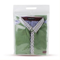 티셔츠 포장 투명 부직포 손잡이 지퍼백 의류포장 포장용품 택배봉투 폴리백 택배포장 잡화포장 비닐포장지