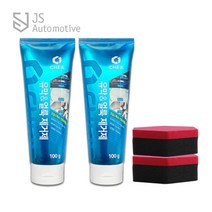 JS automotive 자동차 앞유리 화장실 샤워부스 오염 얼룩 유막제거제, 유막 얼룩제거제 100g 1개