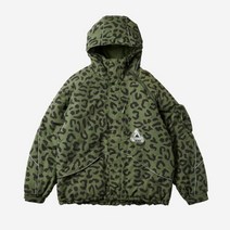 팔라스 M테크 후드 자켓 올리브 치타 22FW Palace MTech Hooded Jacket Olive Cheetah