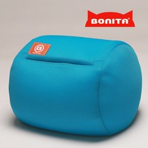 보니타 빈백 TA05 에어메쉬 원형스툴, 옐로우그레이(에어메쉬)