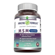 Amazing Formulas MSM 어메이징 포멀즈 1500mg 180정