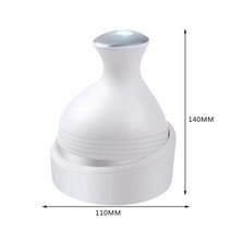 머리 마사지기 전동 모발관리기 두피 마사지기계 Usb 헤드 바디 다기능 진동 가려움증, 하얀