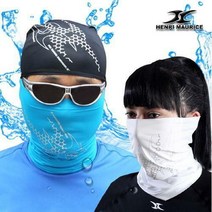 헨리모리스 [헨리모리스] QM 아쿠아 냉감 마스크 [자외선차단/기능성스판원단/등산용품/골프/휘트니스/헬스/스포츠악세사리]