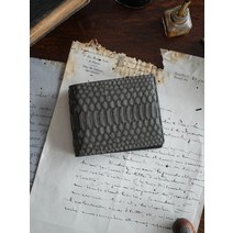 Heimdallr Python 파이톤 수제 반지갑 그레이