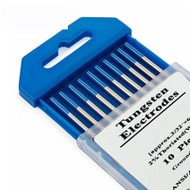 10pcs 2 Lanthanated WL20 TIG 텅스텐 전극 1.0 1.6 2.0 2.4 3.0 4.0 파란색 금속 가공, 150mmx1.0mm