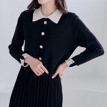 바네사빈 플리츠 카라 롱원피스 v00176