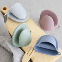 고온 안심 내열 실리콘 심플 주방장갑 2p 오븐용 북유럽풍스타일 엄마선물, 그레이