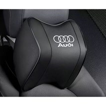 명카 아우디 목쿠션 등쿠션 헤드레스트 허리쿠션 목베개 자동차 악세사리, 1개